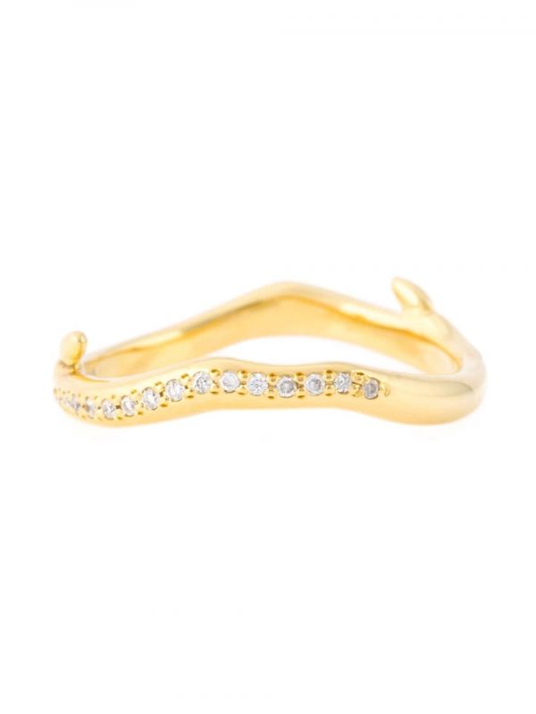  Shaun Leane Cherry Branch Diamond Ring - Metallic 