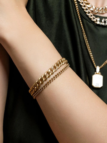  Shay Diamond Link Bracelet - Gold 