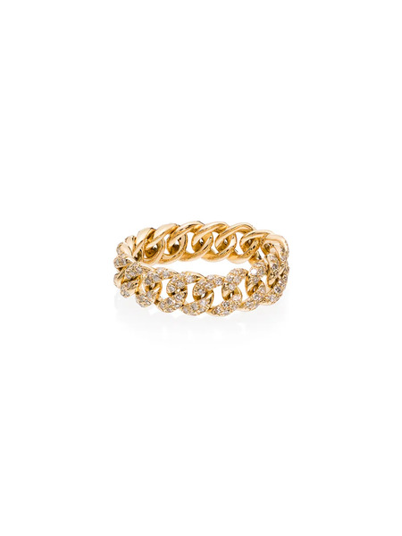 Shay 18k Gold Chain Diamond Ring 