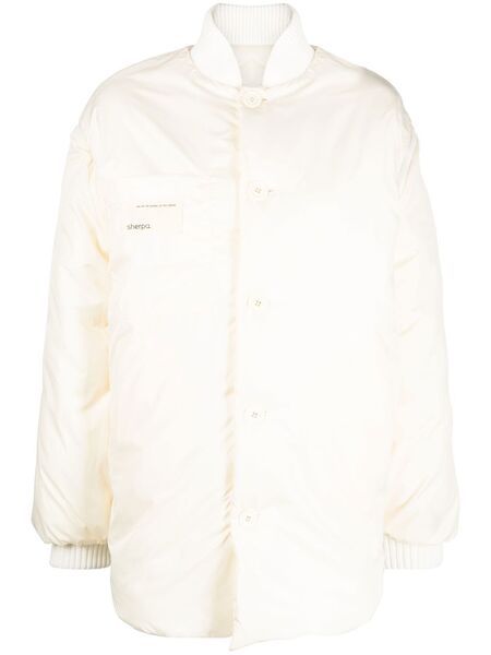  Sherpa Reversible Quilted Jacket - White 