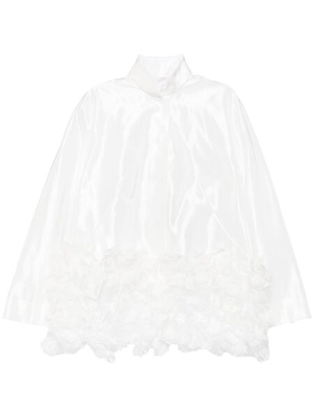  Shiatzy Chen Lace Embroidery Oversized Jacket - White 
