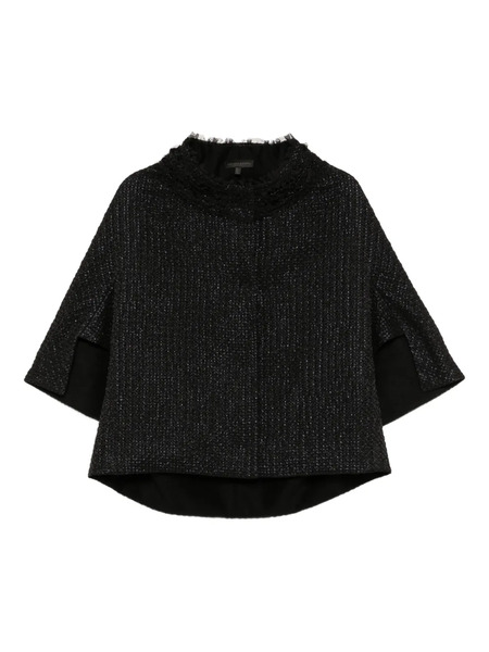  Shiatzy Chen Lace-trim Jacket - Black 
