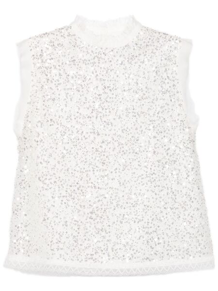  Shiatzy Chen Libre Collection Sequin Top - Grey 