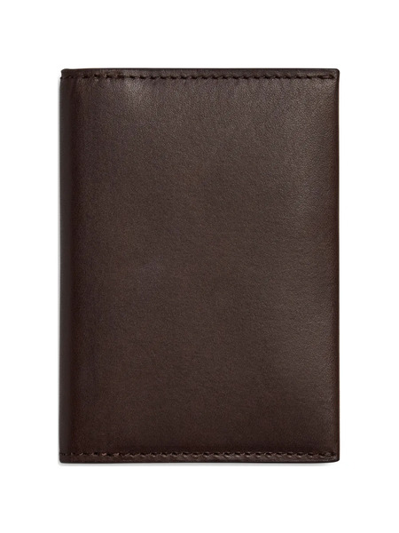  Shinola Folded Card Holder Wallet - Brown 