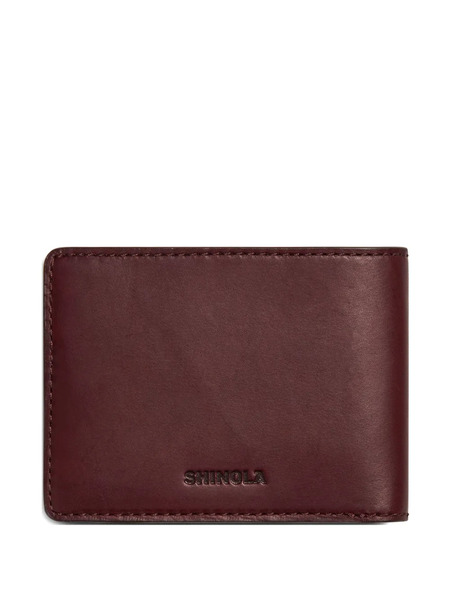  Shinola Leather Cardholder Wallet - Red 