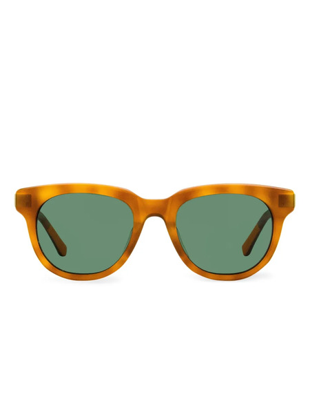  Shinola Thunderbolt Rectangular Sunglasses - Brown 