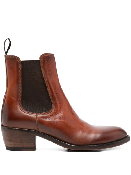 Shoto 45mm Pull-tab Boots - Brown 
