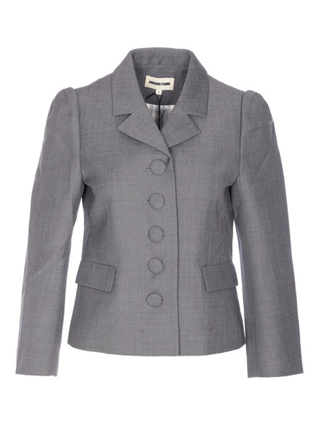  Shushu/tong Lapel Button Jacket - Grey 