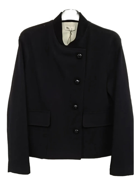  Sibel Saral Asymmetrical Buttoned Jacket - Blue 