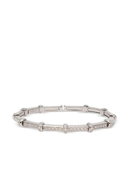  Sidney Garber Spring Diamond Bracelet - White 