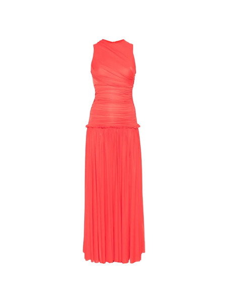  Siedres Alina Ruched Maxi Dress - Red 