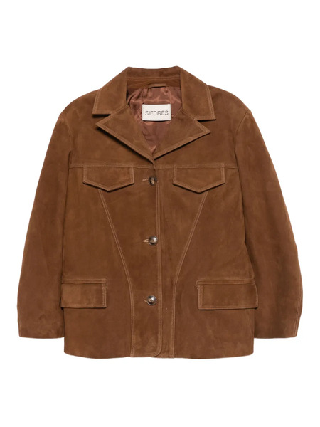  Siedres Button-up Flap-pockets Jacket - Brown 