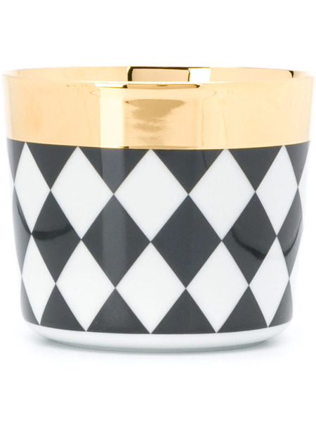  Sieger By Fürstenberg Diamond-patterned Cup - Black 