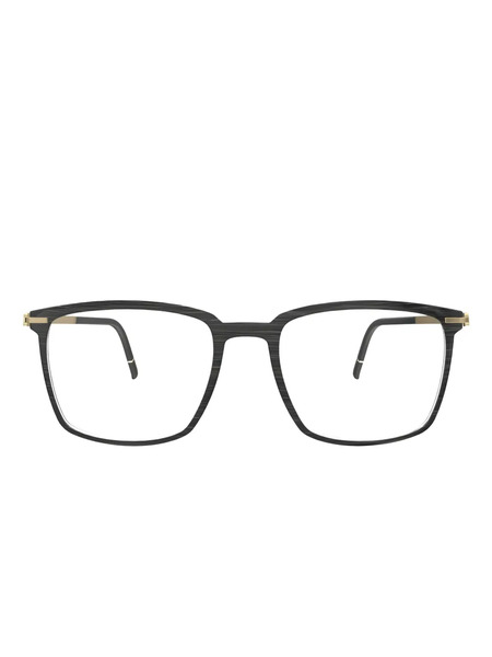  Silhouette Rectangle-frame Glasses - Black 
