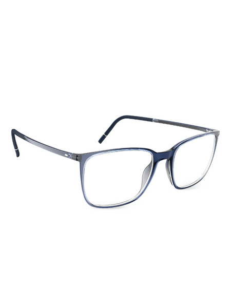  Silhouette Rectangle Glasses - Blue 