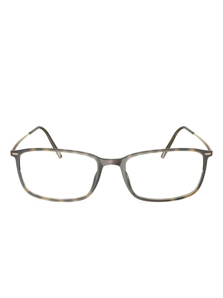  Silhouette Rectangle Glasses - Brown 
