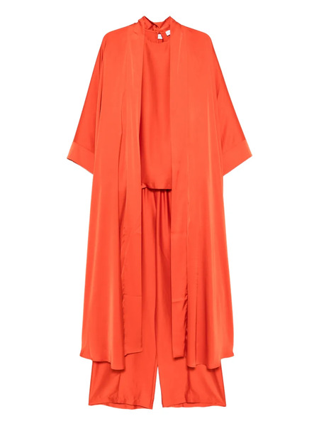  Silkylicious Abaya Three-piece Set - Orange 