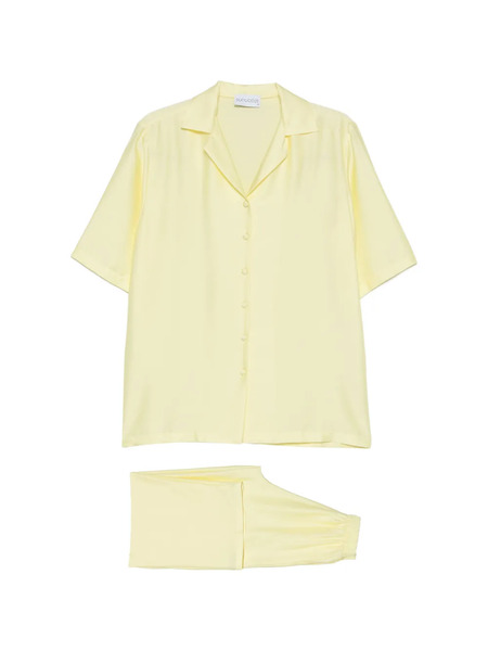  Silkylicious Alua Short-sleeve Trousers Set - Yellow 