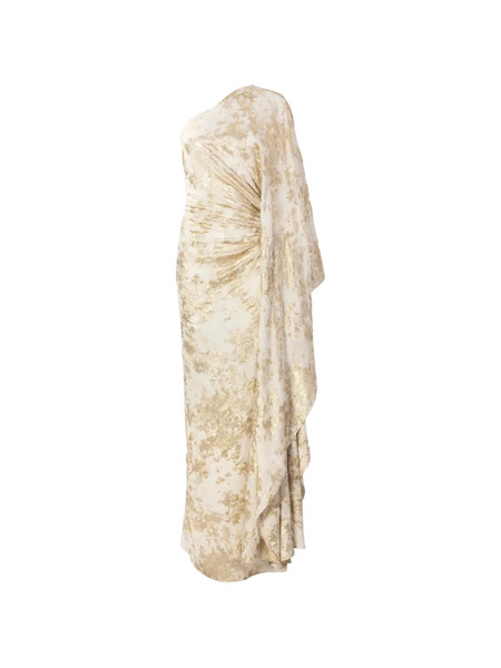  Silvia Tcherassi Afrodita One-shoulder Maxi Dress - Neutrals 