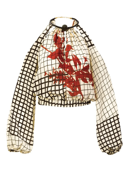 Silvia Tcherassi Elke Floral Blouse - Neutrals 
