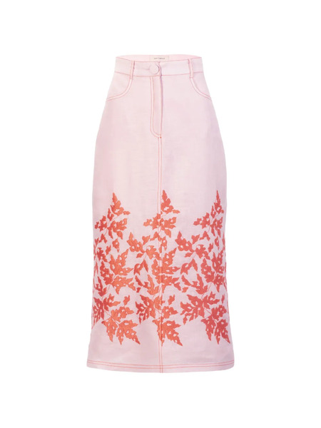 Silvia Tcherassi Layan Midi Skirt - Pink 