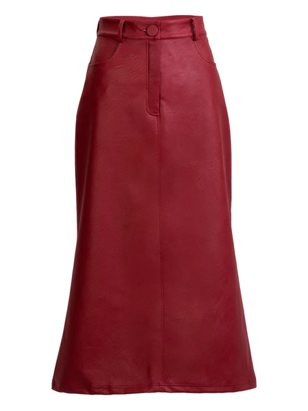  Silvia Tcherassi Layan Midi Skirt - Red 