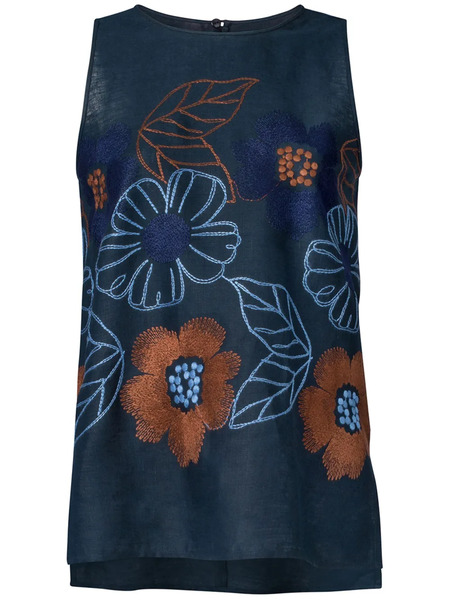  Silvia Tcherassi Leonora Blouse - Blue 
