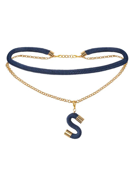  Silvia Tcherassi Mireya Belt - Blue 
