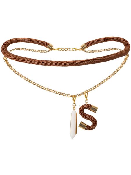  Silvia Tcherassi Mireya Belt - Brown 