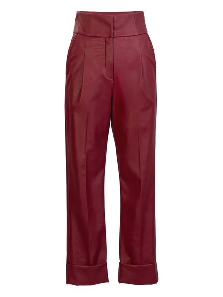  Silvia Tcherassi Moad Cuffed Trousers - Red 
