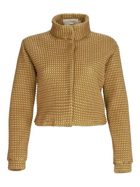  Silvia Tcherassi Zalta Cropped Jacket - Neutrals 