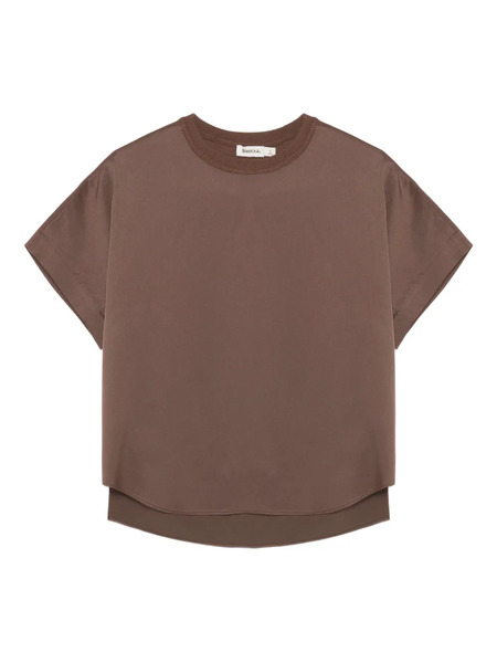  Simkhai Addy Round-neck Blouse - Brown 