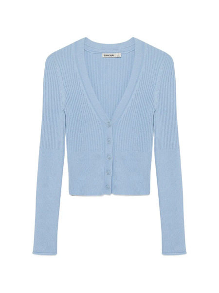  Simkhai Ailany Ribbed Cardigan - Blue 