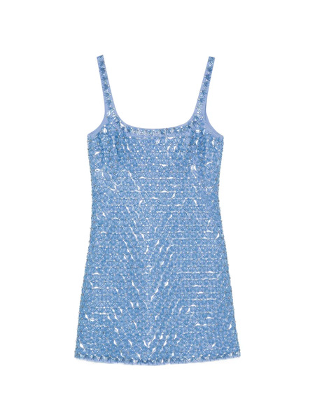  Simkhai Beaded Mini Dress - Blue 