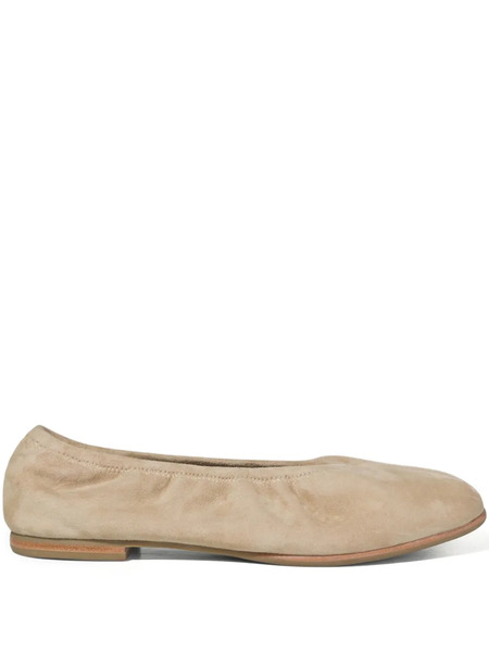  Simkhai Danna Suede Elasticated Ballet Flats - Neutrals 