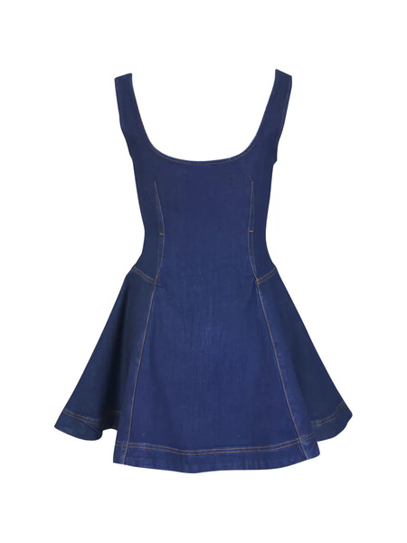  Simkhai Denim Mini Dress - Blue 
