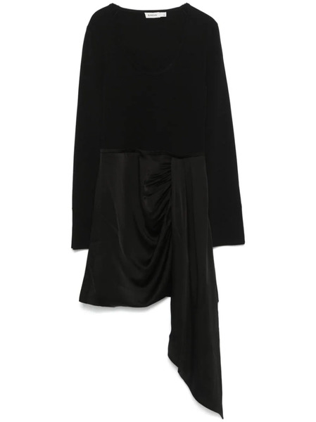  Simkhai Draped Mini Dress - Black 