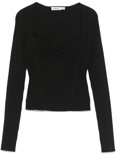  Simkhai Giuliana Sweater - Black 