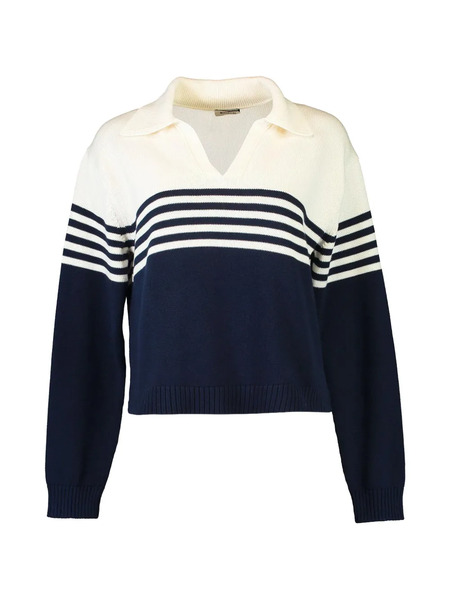  Simkhai Jules Striped Sweater - Blue 