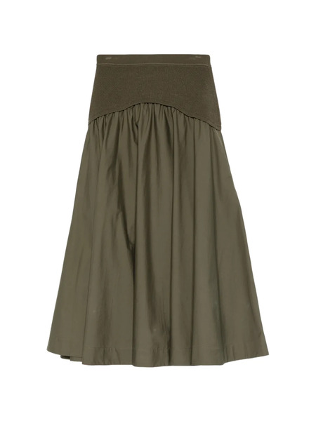  Simkhai Knitted-panel Midi Skirt - Green 