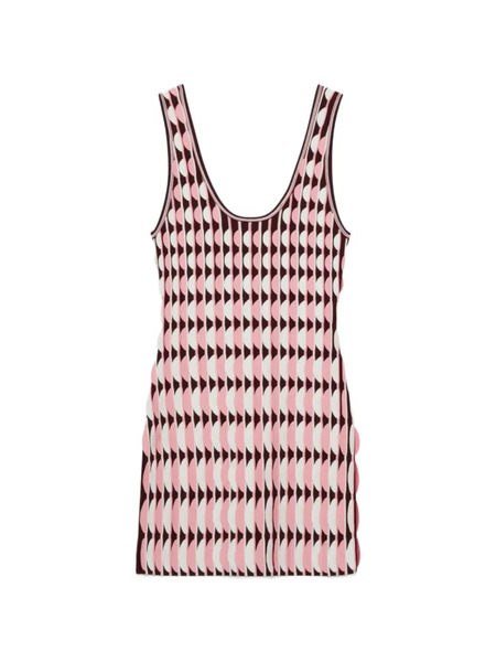  Simkhai Lorien Geometric Mini Dress - Pink 