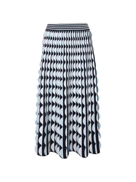 Simkhai Micah Midi Skirt - Blue 