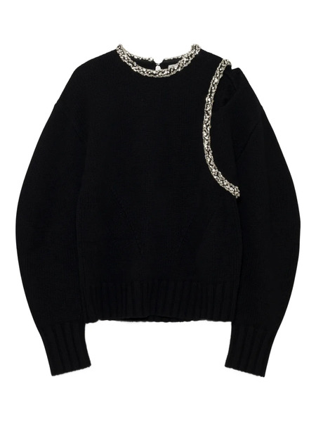  Simkhai Monroe Embellished Sweater - Black 