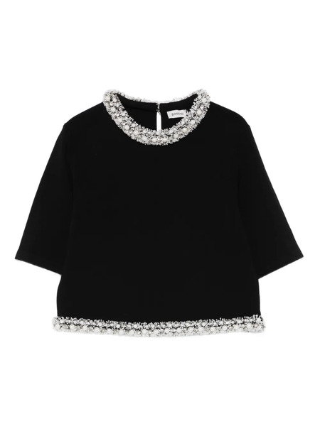  Simkhai Ozelle Embellished Top - Black 