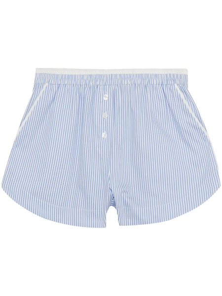  Simkhai Sarah Cotton Shorts - Blue 