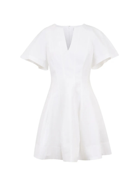  Simkhai V-neck Mini Dress - White 