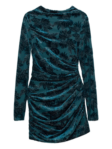  Simkhai Vallyn Floral-pattern Textured Mini Dress - Blue 