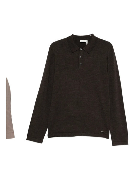 Simkhai Wool Polo Shirt - Brown 