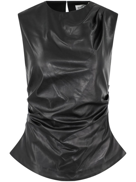  Simkhai Wynter Draped Top - Black 