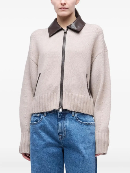  Simkhai Zip-up Cardigan - Neutrals 